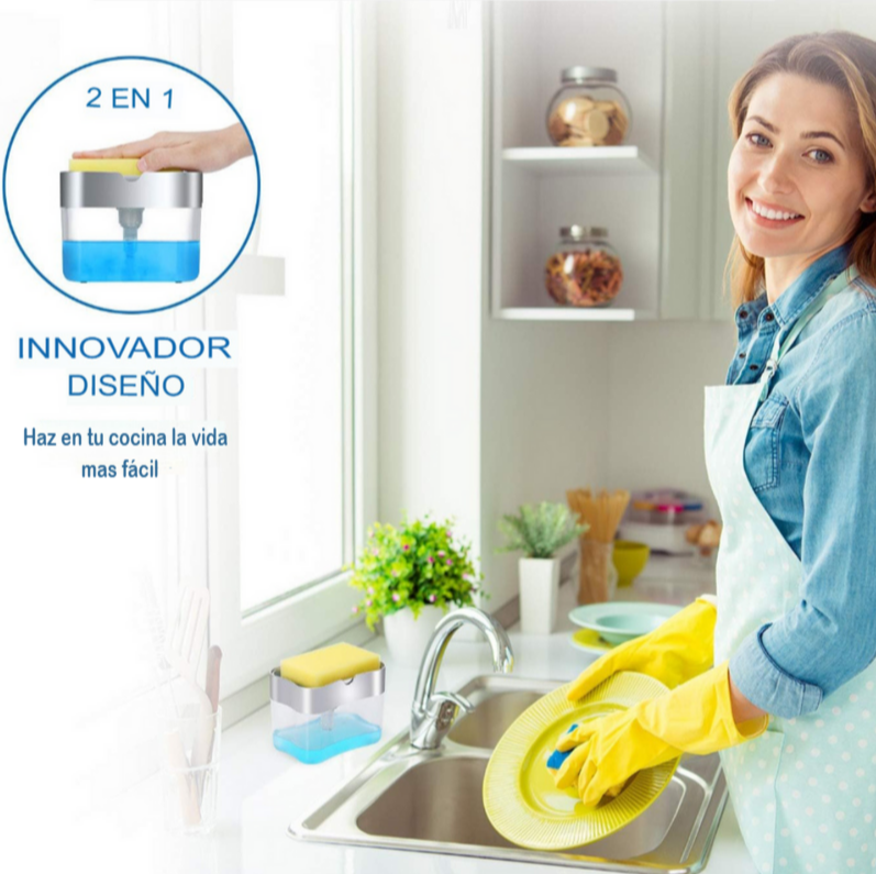 Dispensador de jabón liquido para cocina