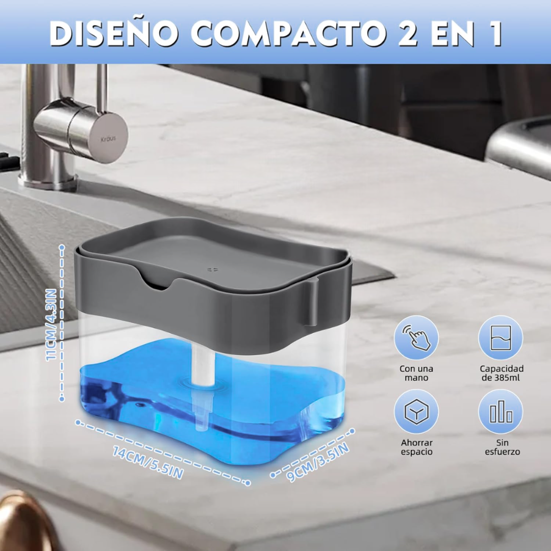 Dispensador de jabón liquido para cocina